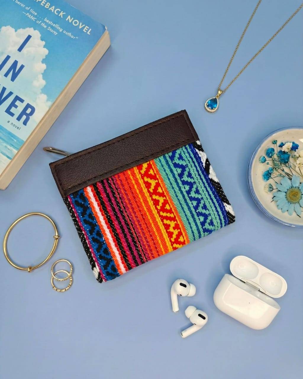 Multi Colour Jacquard Unisex Wallet